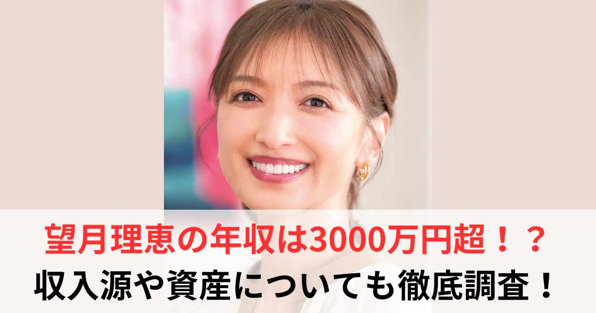望月理恵　年収