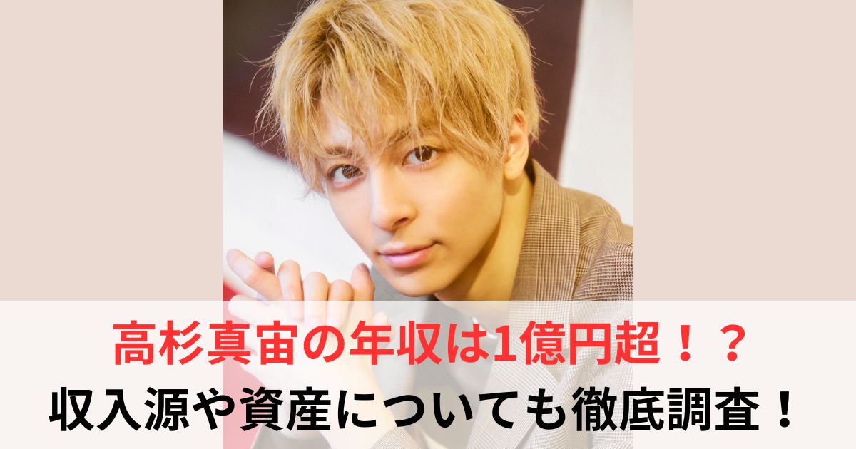 高杉真宙　年収