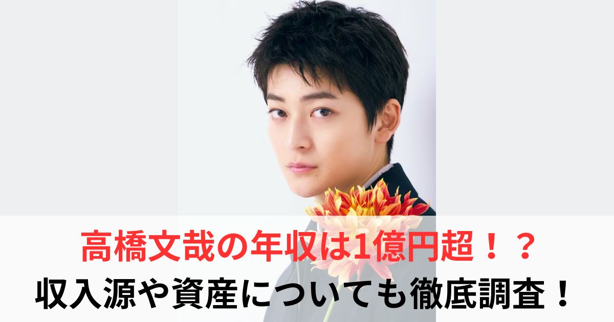高橋文哉　年収