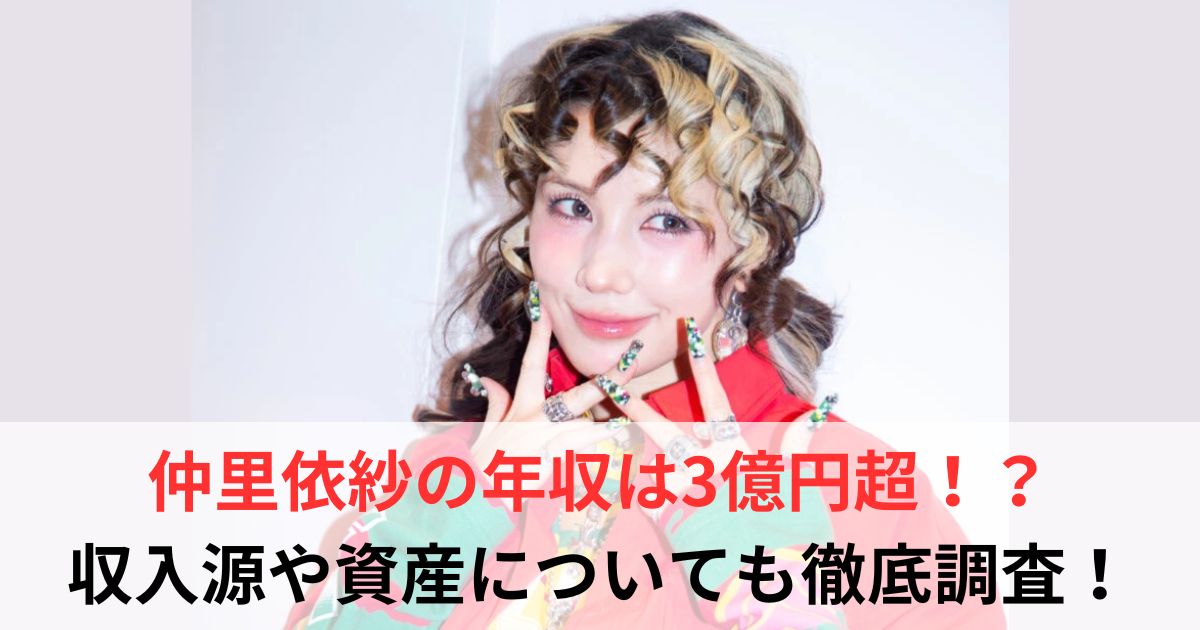 仲里依紗　年収