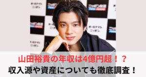 山田裕貴　年収