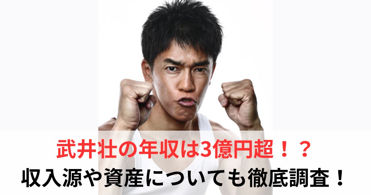 武井壮　年収