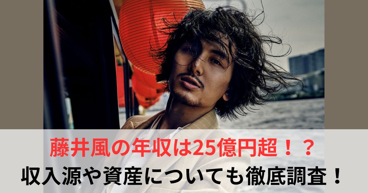 藤井風　年収
