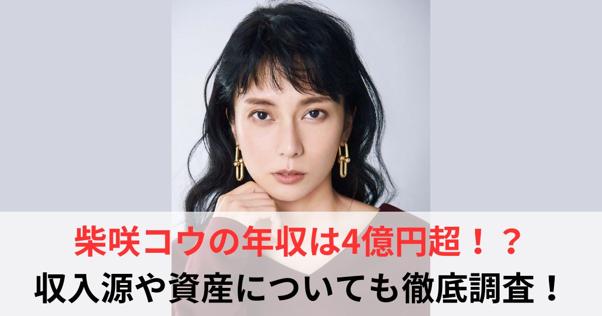 柴咲コウ　年収