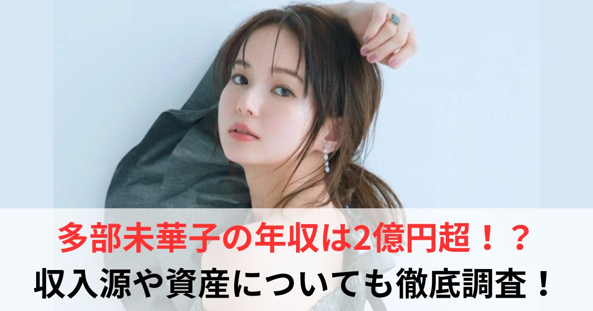 多部未華子　年収