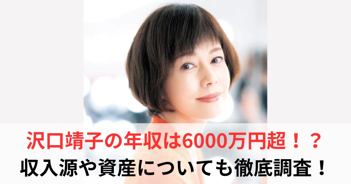 沢口靖子　年収