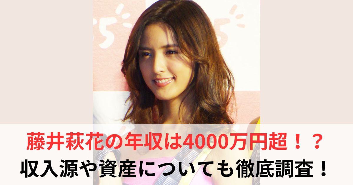 藤井萩花　年収