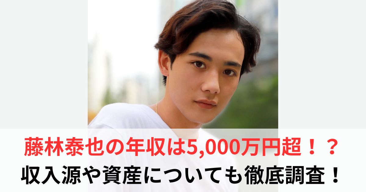 藤林泰也　年収