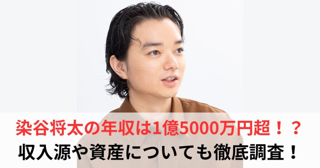 染谷将太　年収