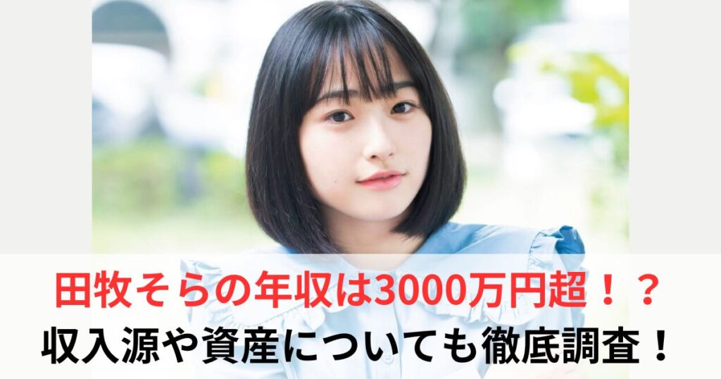 田牧そら　年収