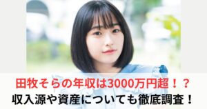 田牧そら 年収