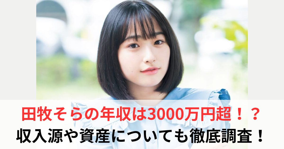 田牧そら　年収