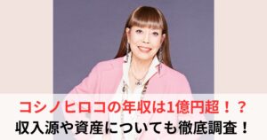 コシノヒロコ　年収