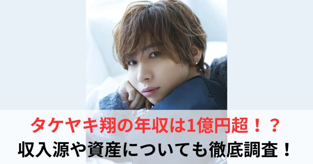 タケヤキ翔　年収