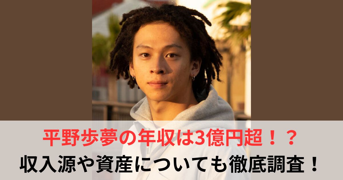 平野歩夢　年収