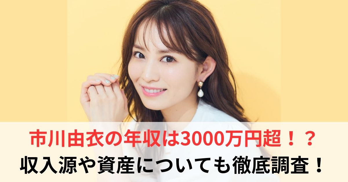 市川由衣　年収