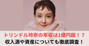 トリンドル玲奈 年収