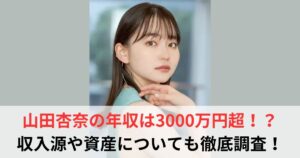 山田杏奈　年収