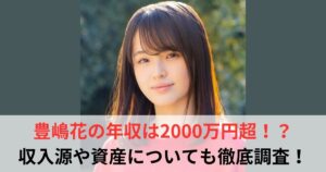 豊嶋花 年収