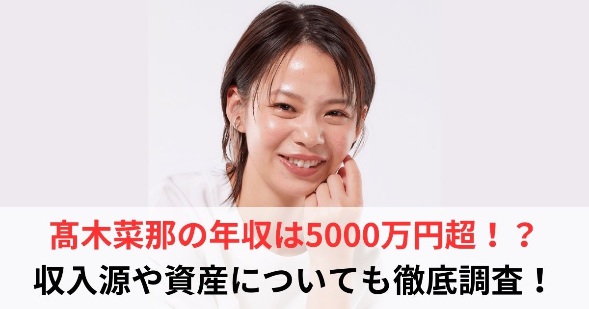髙木菜那　年収