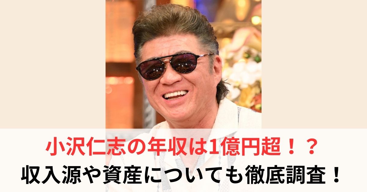 小沢仁志　年収