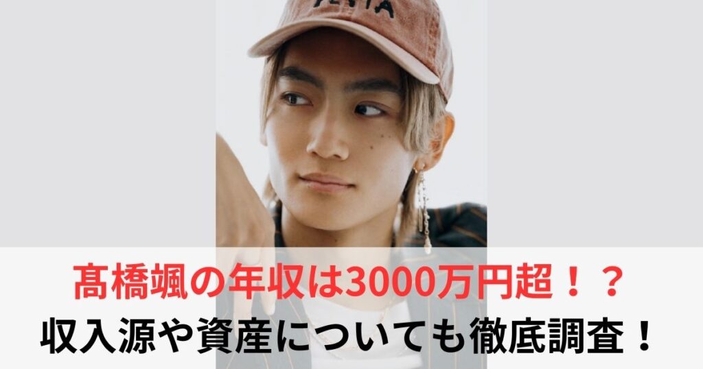髙橋颯　年収