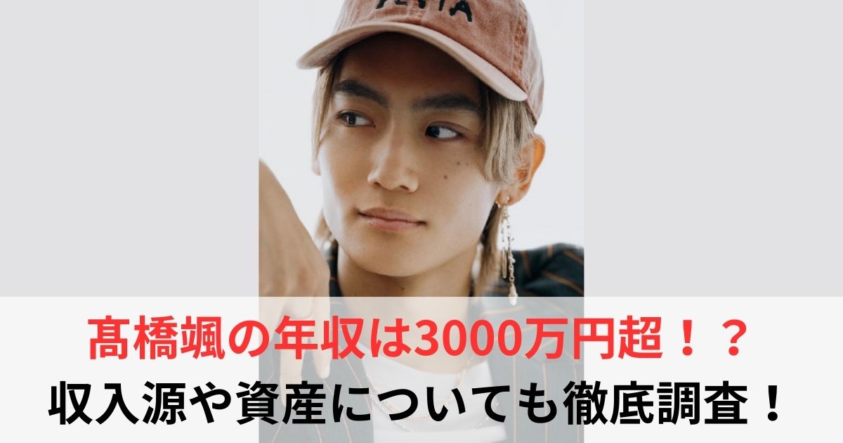 髙橋颯　年収