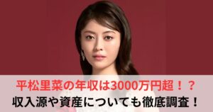 平松里菜 年収