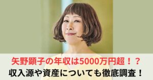 矢野顕子 年収