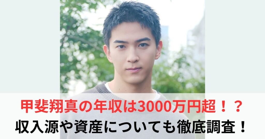甲斐翔真　年収