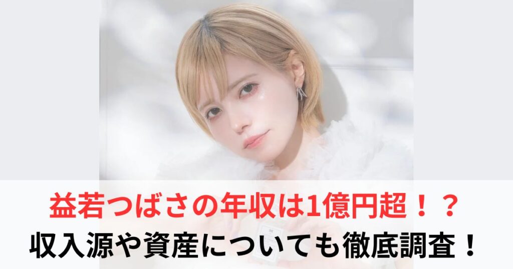 益若つばさ　年収