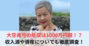 大空眞弓　年収